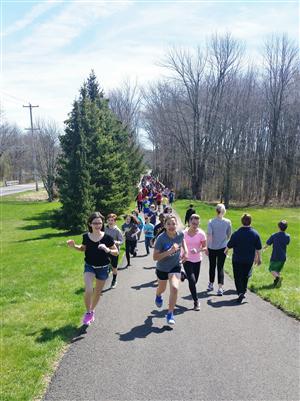 6th gr running up hill 6th gr running up hill
